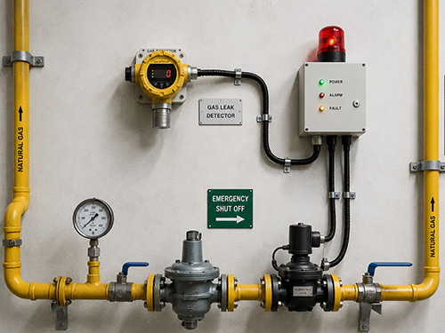 Gas Leakage Detector Installation